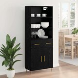  Visok predalnik s predalom Črna Orehovina 69,5 x 34 x 180 cm, (5000107448) | Shoptok.si