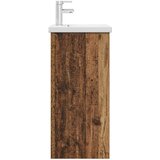  Kupaonski umivaonik s sudoperom Staro drvo 42 x 40 x 84,5 cm | shoptok.hr