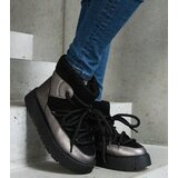 Gemre Black platform snow boots lined with fur Sapphi | ePonuda.com
