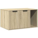 vidaXL Kutija z mačji pijesak boja hrasta 80x50x45cm konstruirano drvo | shoptok.hr