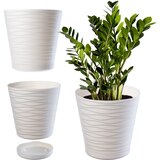 KADAX Cvetlični lonec 19 cm s pokrovom in stojalom Plastično stojalo za rože, (5000352880) | Shoptok.si