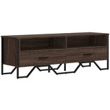 TV ormarić smeđa boja hrasta 122 x 34 x 41 cm konstruirano drvo | shoptok.hr