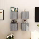 vidaXL Zidni TV ormarići 4 kom boja hrasta sonome 30,5 x 30 x 30 cm Cijene