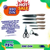 Zotrix Set keramičkih noževa 7u1 | Eponuda.com