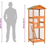  Kavez za ptice 68 x 62 x 166 cm od masivne jelovine | shoptok.hr