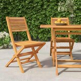  Sklopive vrtne stolice 2 kom 47x62x90 cm od masivne tikovine | shoptok.hr