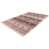 Kayoom RAVNO TKANA PREPROGA 120/170 cm taftano rjavosiva | Shoptok.si