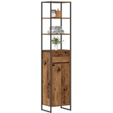  Kupaonski ormar Staro drvo 40 x 30 x 180 cm Konstruirano drvo | shoptok.hr