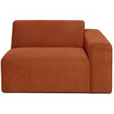 Scandic tamnonarančasti baršunasti završni element Sting, 124 cm, desni kut | shoptok.hr
