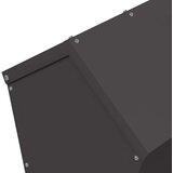 Hranilica za piliće Crna 40 x 40 x 45 cm Hladno valjani čelik | Eponuda.com
