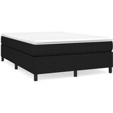  Box spring postelja z vzmetnico črna 140x200 cm blago, (20723669) | Shoptok.si