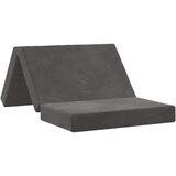 vidaXL Sofa na razvlačenje 80 x 67 x 45 cm Tamnosiva - Tamnosiva 200 x 80 x 15 cm Baršun | shoptok.hr