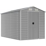vidaXL Vrtna lopa svetlo siva 191x300x198 cm pocinkano jeklo, (20956204) | Shoptok.si