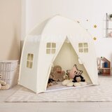 Otroški šotor s torbo za prenašanje, protizdrsna podloga, zadrga, bež barve | Shoptok.si