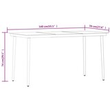 7-dijelni vrtni blagovaonski set s jastucima crni | shoptok.hr