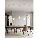  Ondaluce - Visilica na sajli THELMA 1xE27/15W/230V prečnik 25 cm zlatna/zadimljeno bež | Eponuda.com