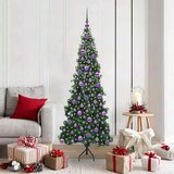 vidaXL Korner Umjetno Božićno Drvo Zelena 180 cm PVC i metal | shoptok.hr