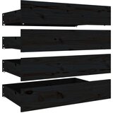  Posteljni okvir s predali črn 140x190 cm, (20644269) | Shoptok.si