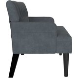  Chesterfield klupa Tamno siva 112 x 65,5 x 75 cm Baršun | Eponuda.ba