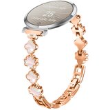 INF eleganten kovinski pašček z deteljico in sedefom, združljiv z garmin lily 2 pinkgold, (5000090630) | Shoptok.si