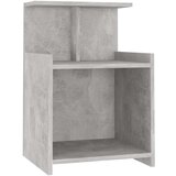  Nočna omarica 2 kosa betonsko siva 40x35x60 cm iverna plošča, (20733278) | Shoptok.si