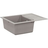  Umivalnica Siva 620 x 500 mm 80% Kvarc in 20% Smola, (5000160104) | Shoptok.si