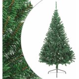  Umjetna polovica božićnog drvca sa stalkom zelena 180 cm PVC | shoptok.hr