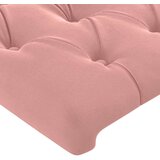  Posteljno vzglavje roza 147x16x118/128 cm žamet, (20951878) | Shoptok.si