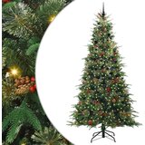  Umetno Zložljivo Božično Drevo Zelena 240 cm PE in PVC, (5000066256) | Shoptok.si