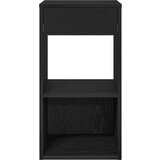 vidaXL Noćni ormarić s ladicom crni hrast 35x34x66,5 cm | shoptok.hr