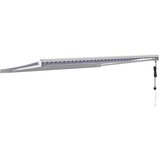  Tenda na uvlačenje plavo-bijela 4 x 3 m od tkanine i aluminija | shoptok.hr