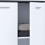 MID.YOU KOMODA, antracit, bela | Shoptok.si