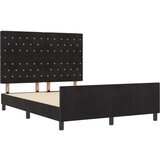  Postelja Črna 160x200 cm Velur, (22048947) | Shoptok.si