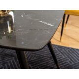 Molarem Home stol CYRYL I - MDF + staklo s efektom mramora | shoptok.hr