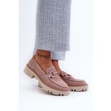 S. BARSKI Women's Beige Suede Moccasins with Ornament D&A | shoptok.hr