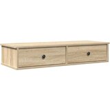 Maison Chic Stenska polica - Viseča Polica s predali sonoma hrast 100x37,5x19 cm inž. les, (21793558) Cene
