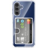 AVIZAR Etui za Galaxy A17 z vgrajenim držalom za kartice in okrepljeni kotički, Prozorna, (5000274369) | Shoptok.si