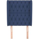  Uzglavlje s ušima plavo 83 x 23 x 118/128 cm od tkanine | shoptok.hr