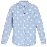ebeeza Bluza 'Fashion Look' moder denim / off-bela Cene