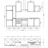 Flex-Well Kuhinjski Blok Z Aparati Wito, Bela | Shoptok.si