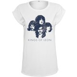 Merchcode Ladies Women's T-shirt Kings of Leon Silhouette white | Shoptok.si