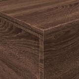  Stolić za kavu s LED svjetlima smeđa boja hrasta 90x50x40 cm | shoptok.hr
