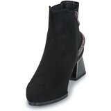 Exé Shoes Gležnjarji P1811-T941-FABRIC-BLACK Črna | Shoptok.si