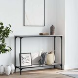  Konzolni stol siva boja hrasta 101x30 5x75 cm konstruirano drvo Cijene