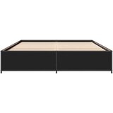  Okvir za krevet crni 120x190 cm konstruirano drvo i metal | shoptok.hr