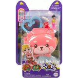Polly Pocket Mattel Mini: Povezovanje s hišnimi ljubljenčki - Kompaktni komplet s polhkom (HKV49), (21382085) | Shoptok.si