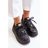 Maciejka Leather Sports Shoes On Platform | shoptok.hr