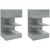  Noćni ormarići 2 kom boja hrasta 40x35x65 cm konstruirano drvo | shoptok.hr