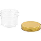  Staklenke za džem sa zlatnim poklopcima 24 kom 110 ml | shoptok.hr