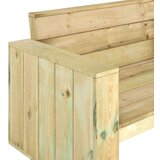 vidaXL Vrtna klupa 139 cm od impregnirane borovine | shoptok.hr